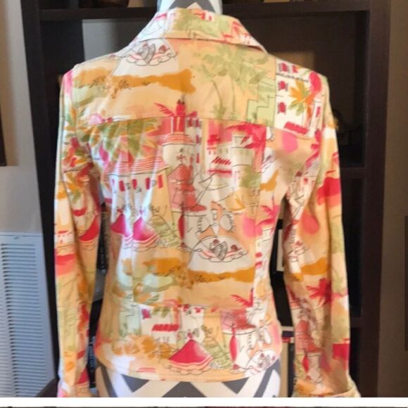 Multicolored Lemon Grass Studio Jacket Small - Picture 4 of 8